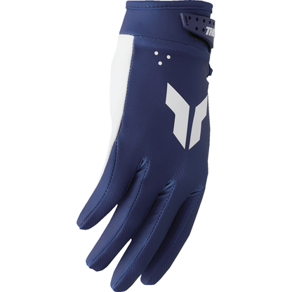 THOR Youth Launchmode Split Gloves - Navy - Small 3332-1950