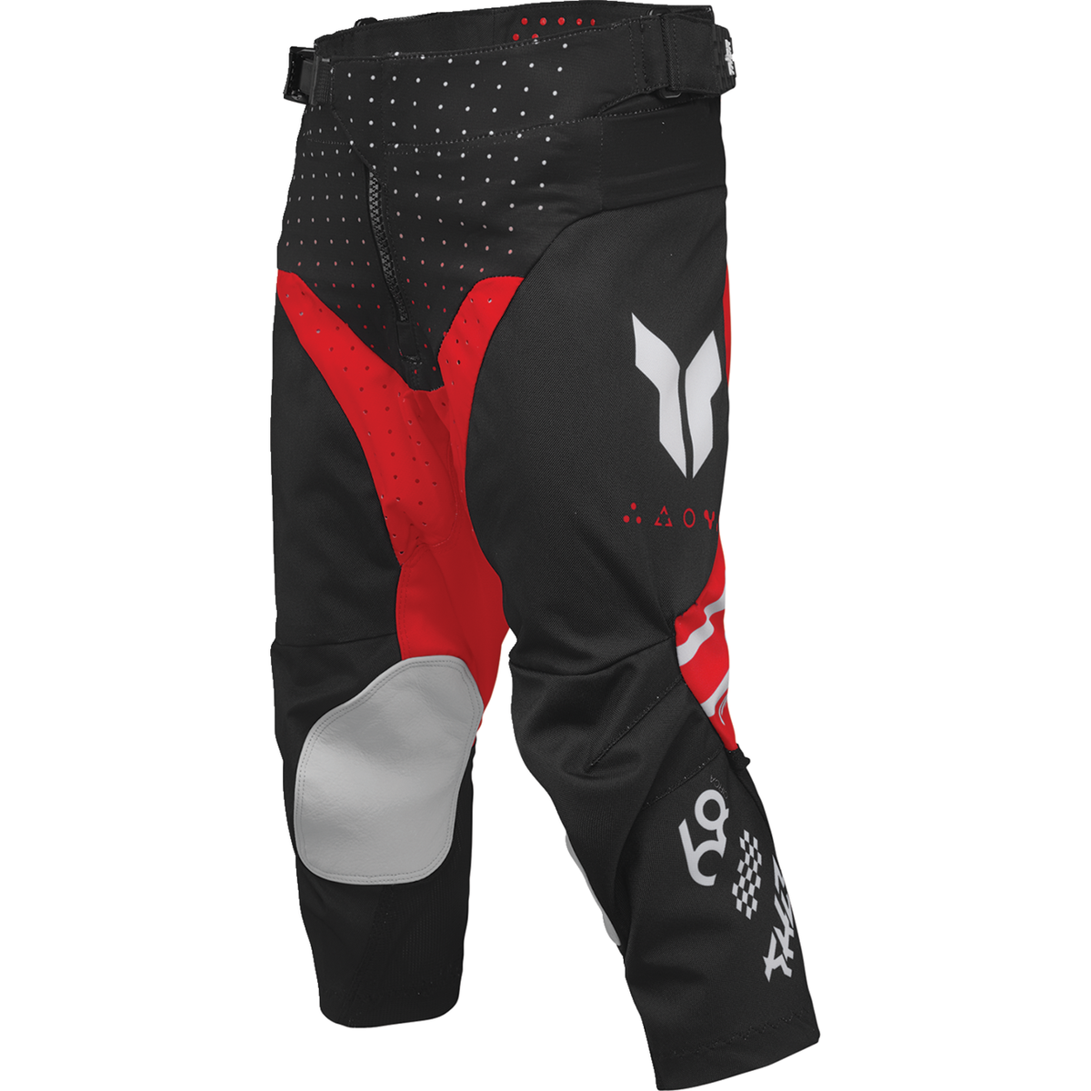 THOR Youth Launchmode Futura Pants - Black/Red - US 28 2903-2608