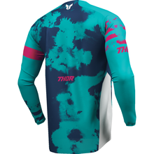 THOR Youth Launchmode Bleach Jersey - White/Aqua - 2XS 2912-2584
