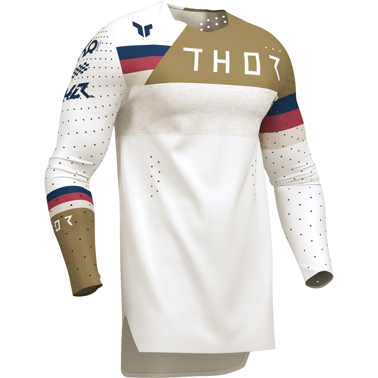 THOR Sportmode League Jersey - White/Copper - Large 2910-8366