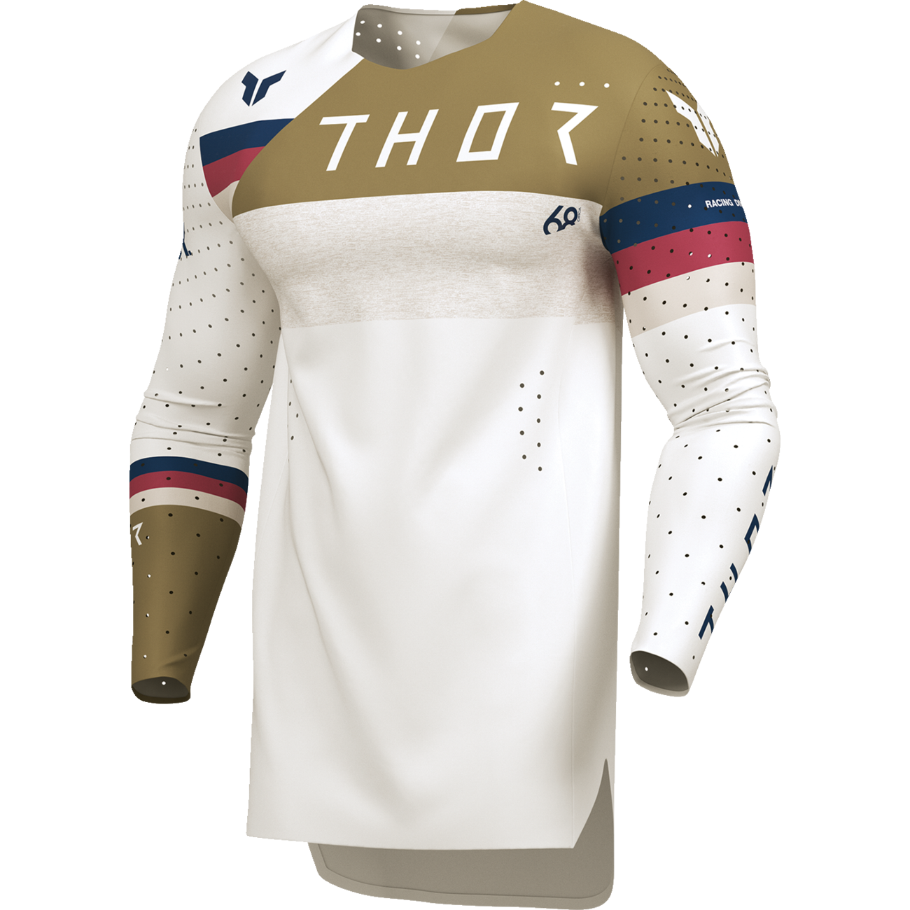 THOR Sportmode League Jersey - White/Copper - Large 2910-8366