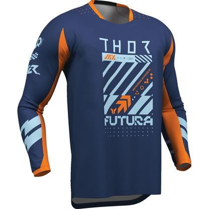 THOR Launchmode Futura Jersey - Navy/Orange - 3XL 2910-8429