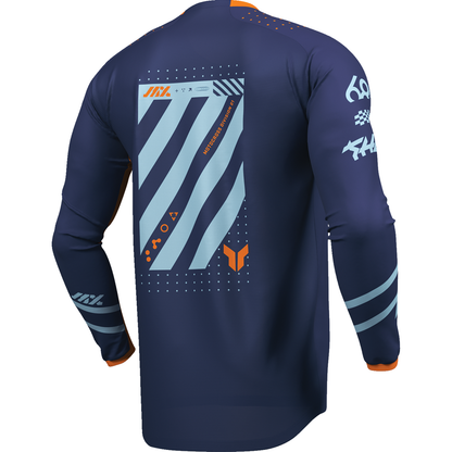 THOR Launchmode Futura Jersey - Navy/Orange - 3XL 2910-8429
