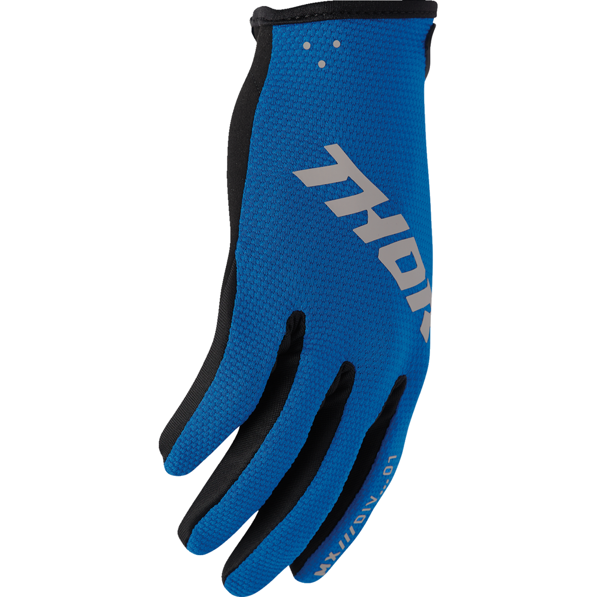 THOR Youth Ridemode Static Gloves - Blue - Large 3332-1933