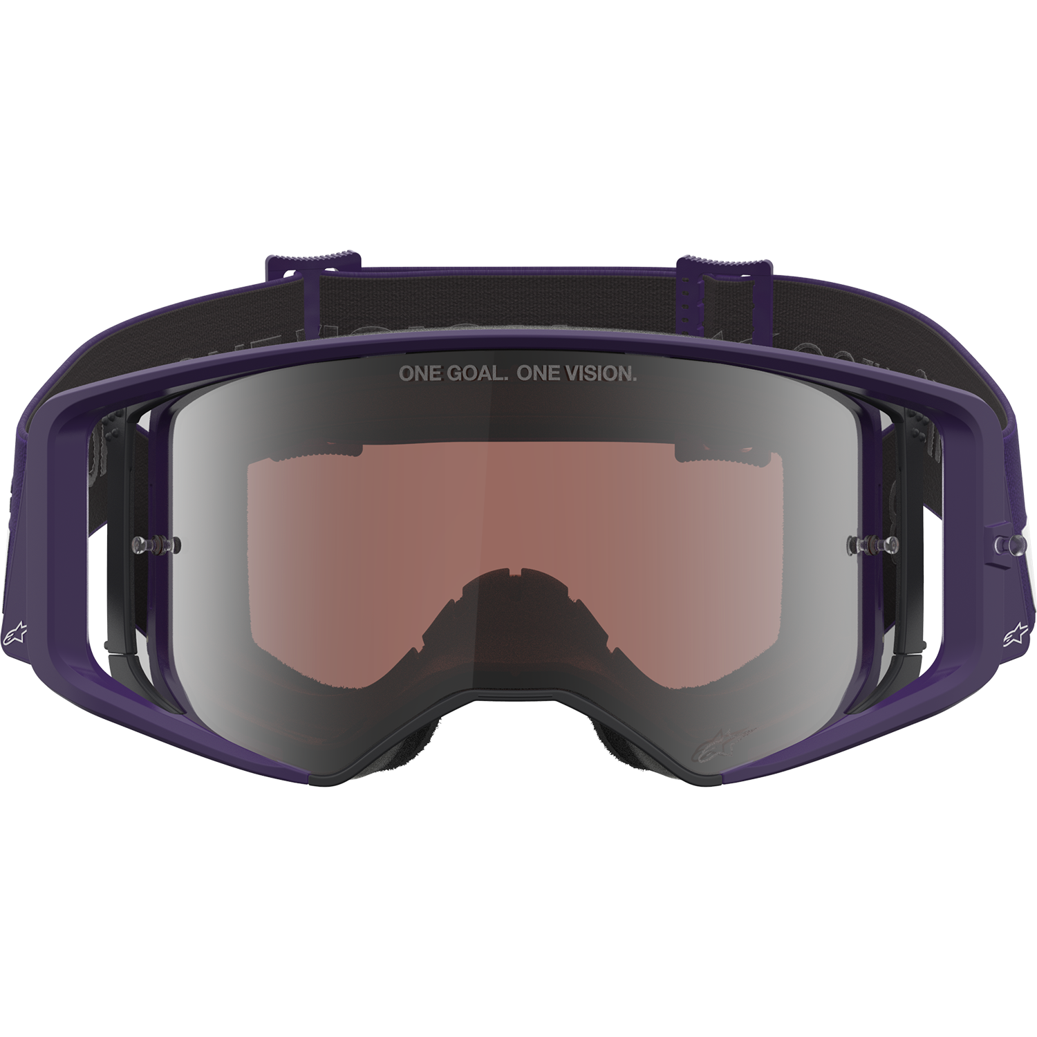 ALPINESTARS GOGGLES Supertech Goggle - Hunta 96 XXV - Purple/White - Silver Mirror Lens 5101226-3168