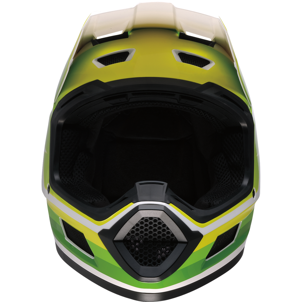 Z1R Youth Dirt Maxx Helmet - Vortex - White/Green - Small 0111-1738