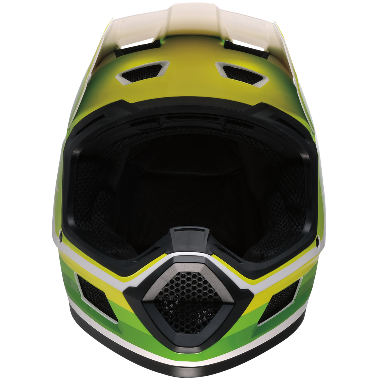 Z1R Youth Dirt Maxx Helmet - Vortex - White/Green - Small 0111-1738