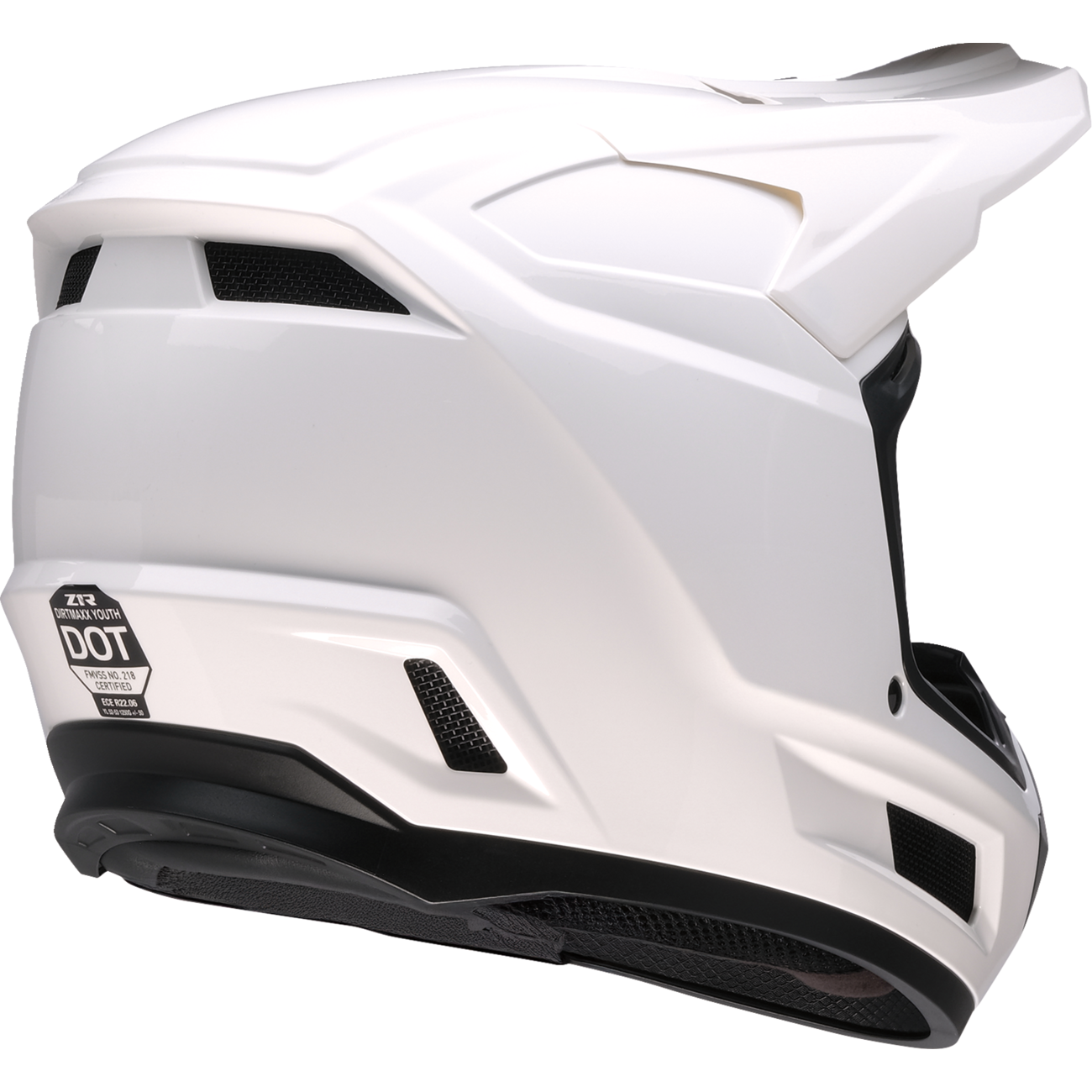 Z1R Youth Dirt Maxx Helmet - White - Large 0111-1711