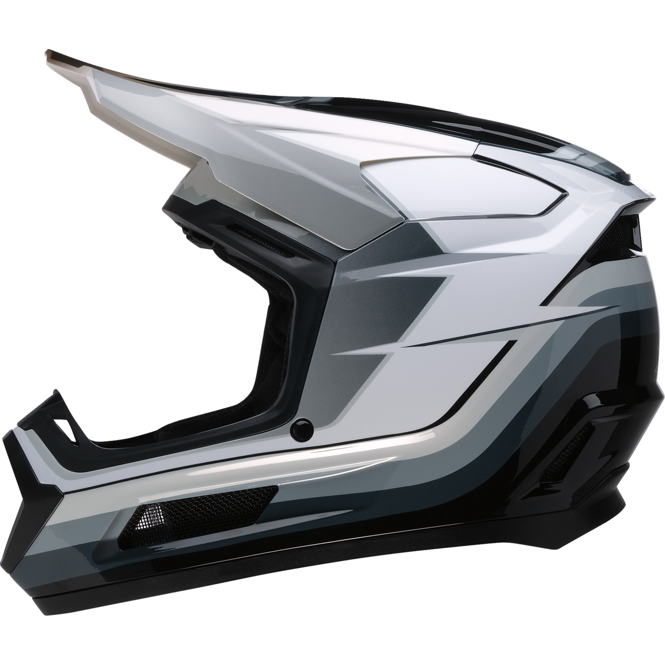 Z1R Youth Dirt Maxx Helmet - Vortex - Black/White/Gray - Large 0111-1727