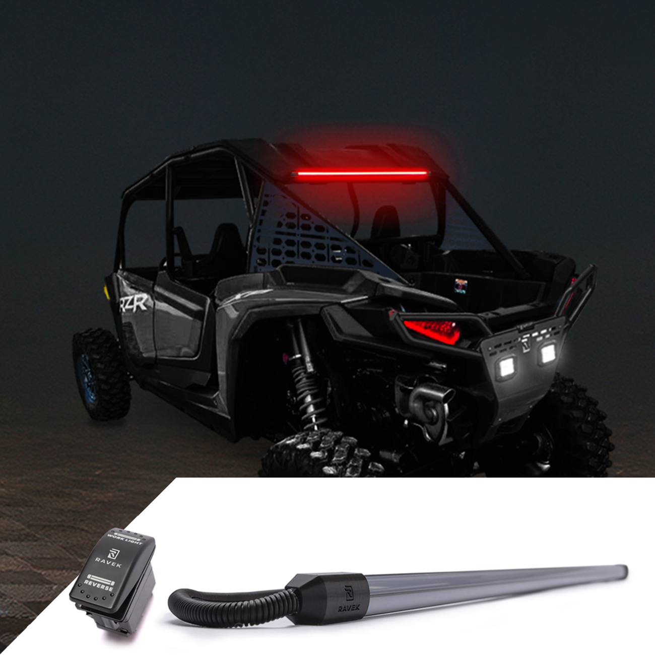 RAVEK Multi-Function Taillight - RZR XP 1000 with Ride Command 64-3005