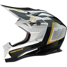 MOOSE OFFROAD MR3 Helmet - F.A.F. - White/Black/Gold - Medium 0110-8929