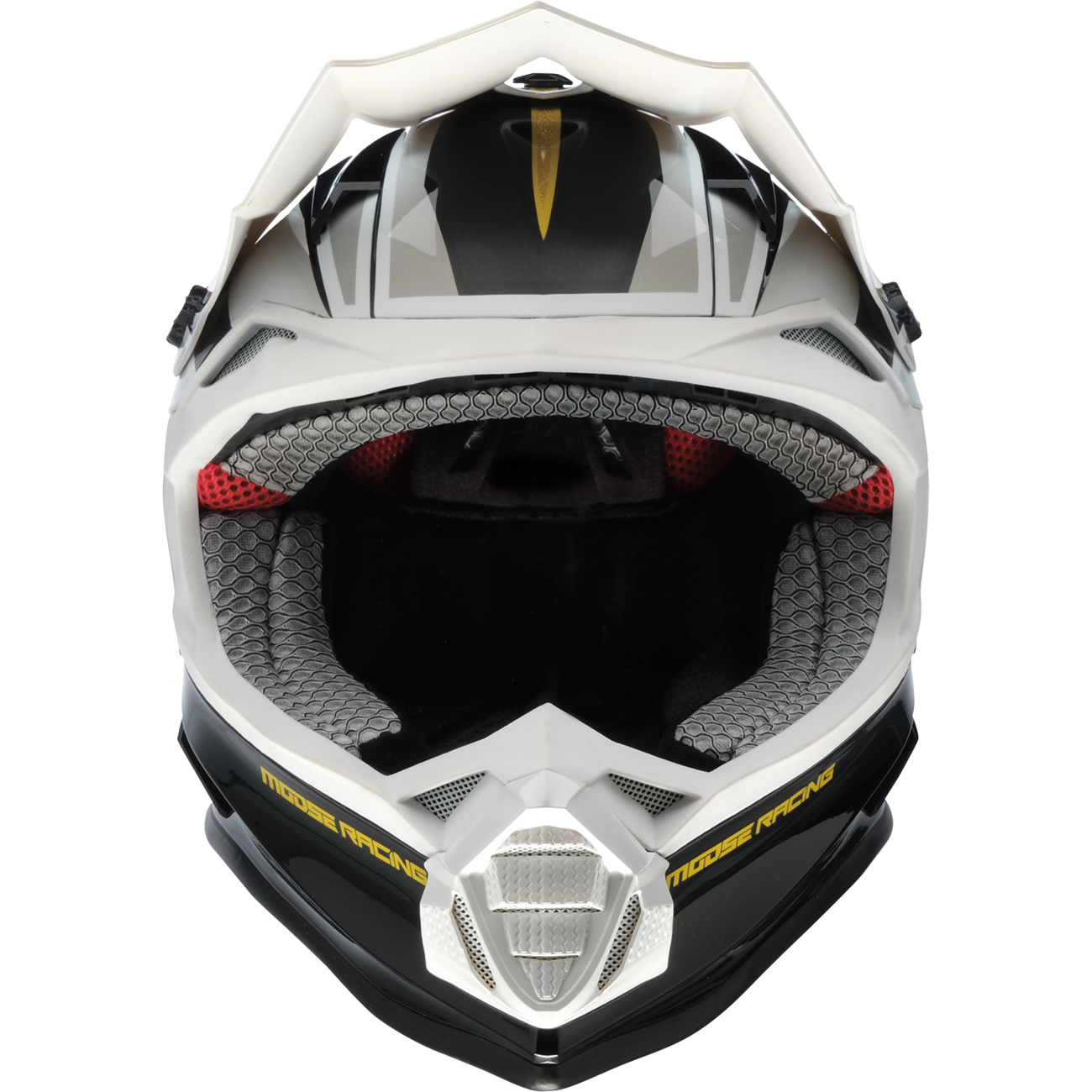 MOOSE OFFROAD MR3 Helmet - F.A.F. - White/Black/Gold - Small 0110-8928