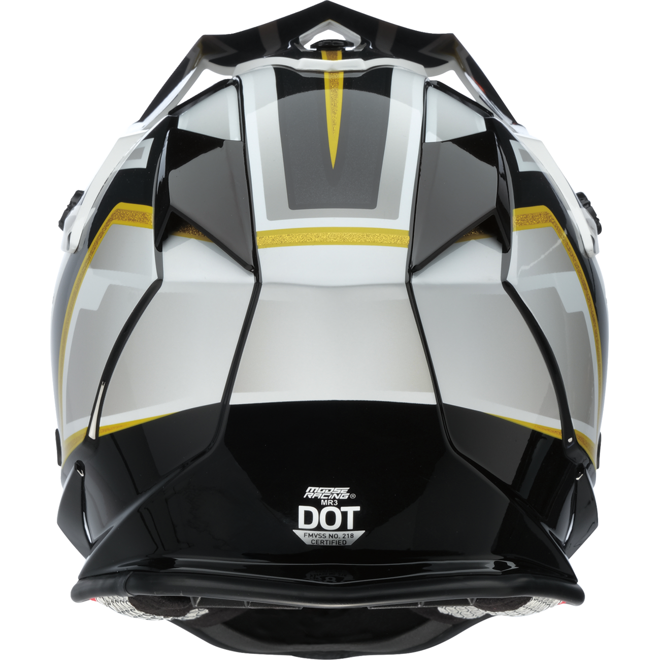 MOOSE OFFROAD MR3 Helmet - F.A.F. - White/Black/Gold - 2XL 0110-8932