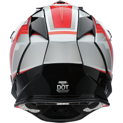 MOOSE OFFROAD MR3 Helmet - F.A.F. - White/Black/Red - Medium 0110-8934
