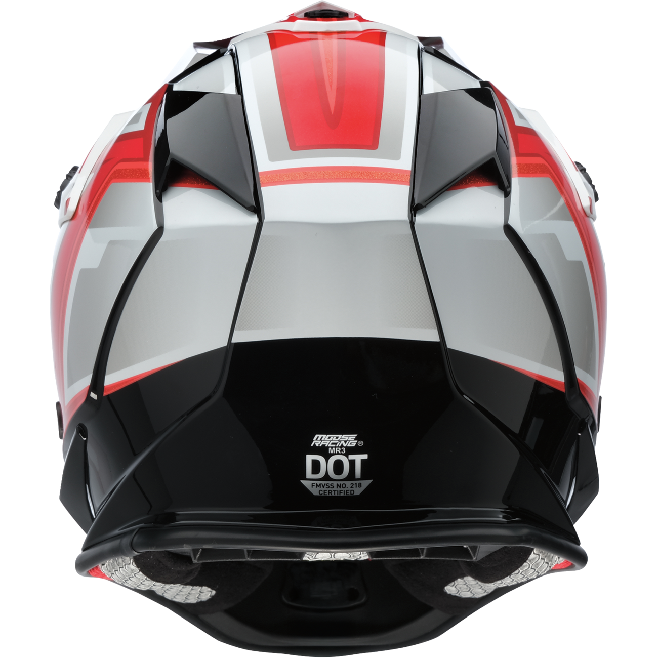 MOOSE OFFROAD MR3 Helmet - F.A.F. - White/Black/Red - 2XL 0110-8937