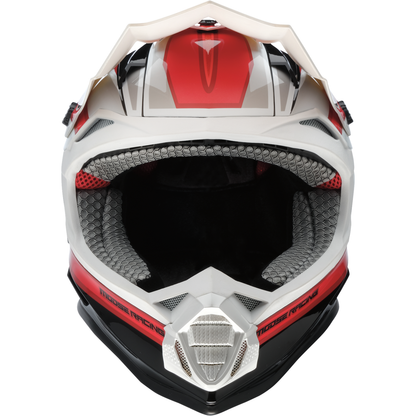 MOOSE OFFROAD MR3 Helmet - F.A.F. - White/Black/Red - Large 0110-8935