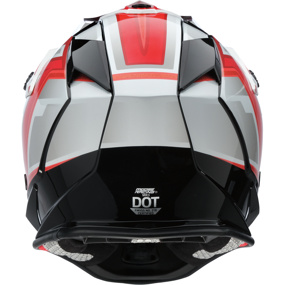 
                      
                        MOOSE OFFROAD MR3 Helmet - F.A.F. - White/Black/Red - Large 0110-8935
                      
                    