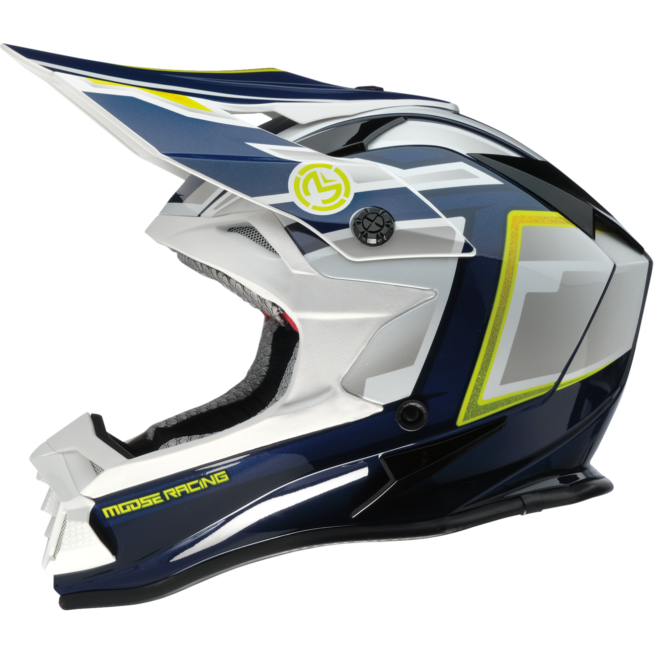 MOOSE OFFROAD MR3 Helmet - F.A.F. - White/Navy/Green - XL 0110-8946