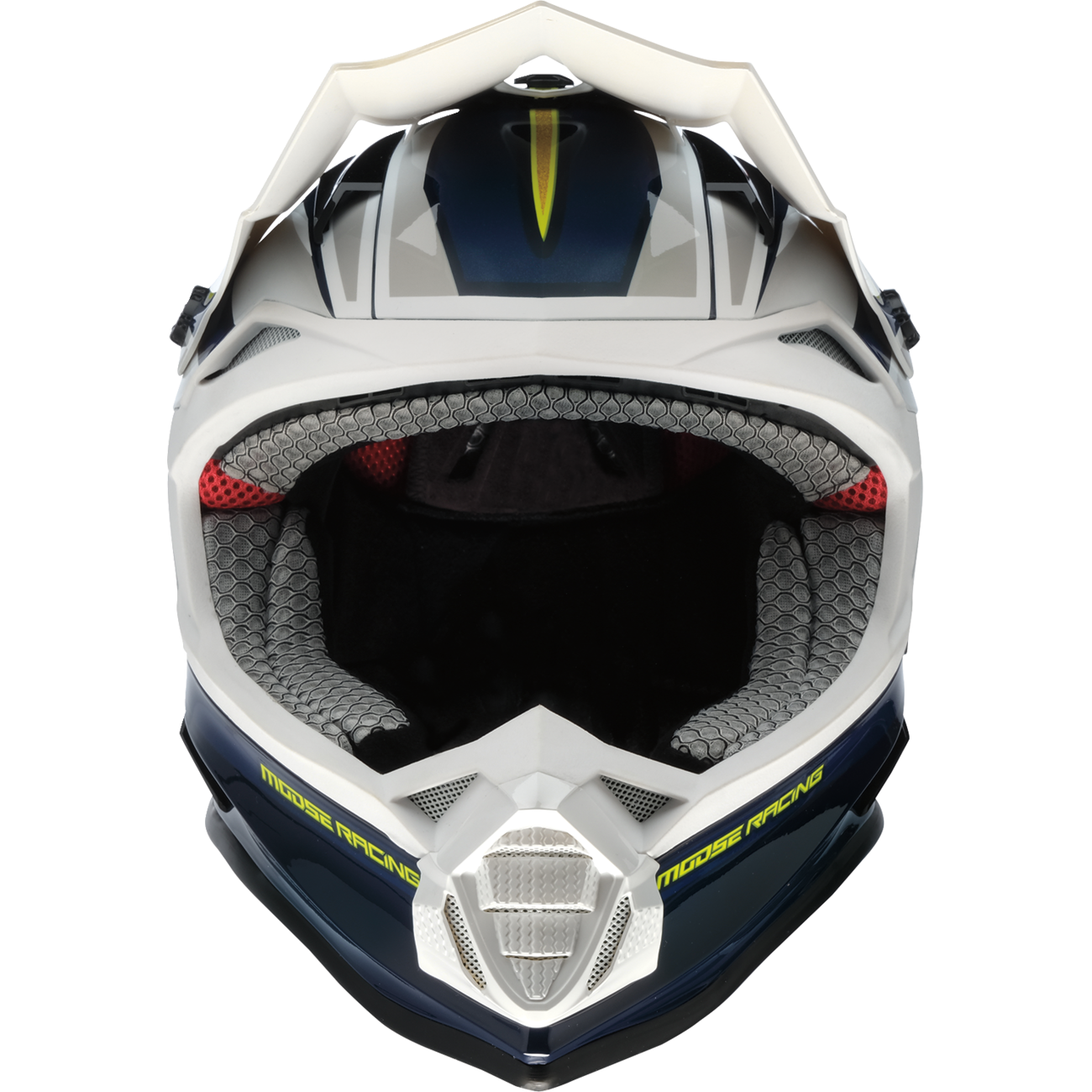 MOOSE OFFROAD MR3 Helmet - F.A.F. - White/Navy/Green - XL 0110-8946