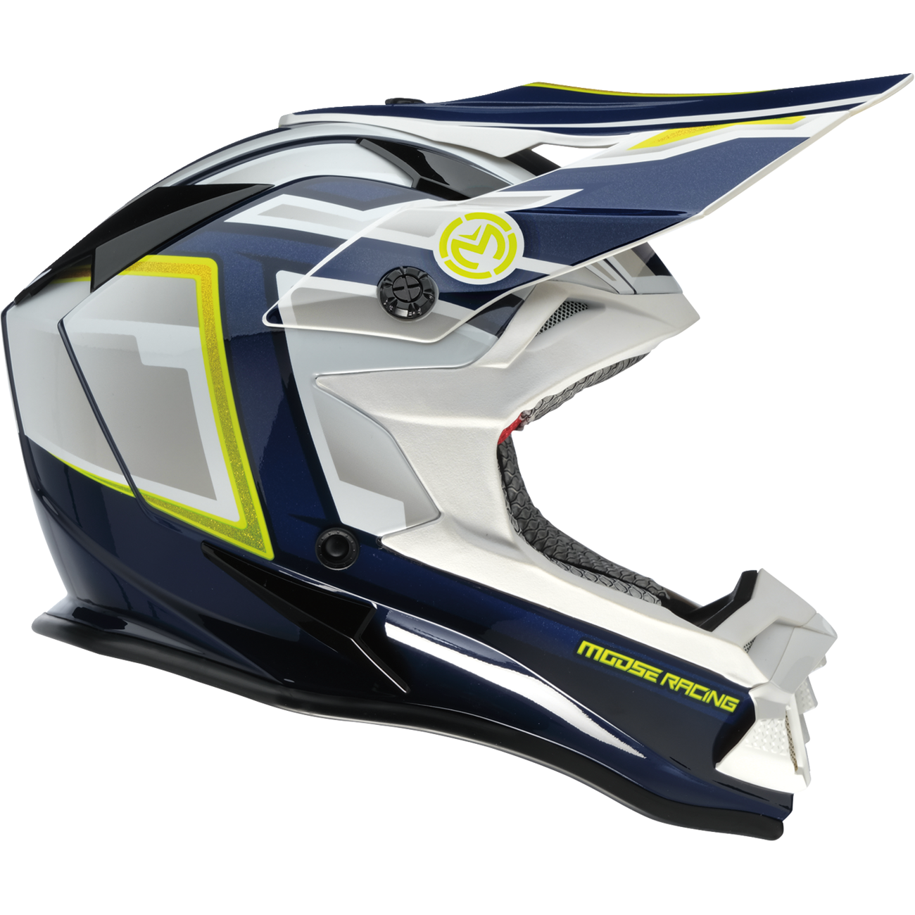 MOOSE OFFROAD MR3 Helmet - F.A.F. - White/Navy/Green - XL 0110-8946