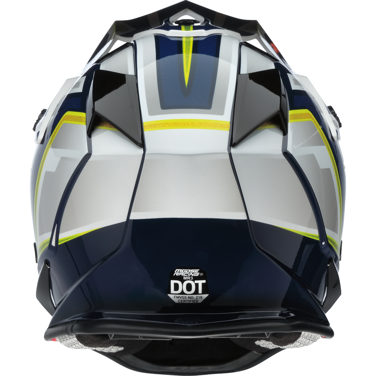 MOOSE OFFROAD MR3 Helmet - F.A.F. - White/Navy/Green - 2XL 0110-8947