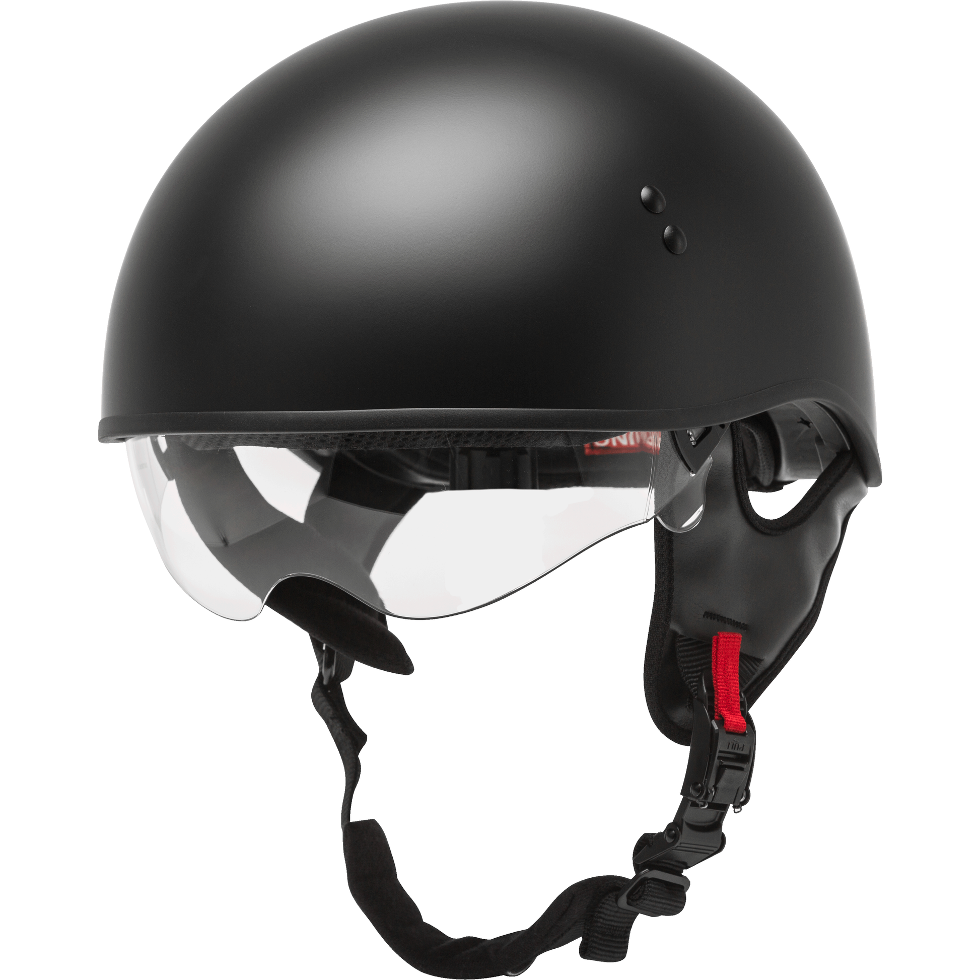 Hh 65 Half Helmet Naked Matte Black Lg
