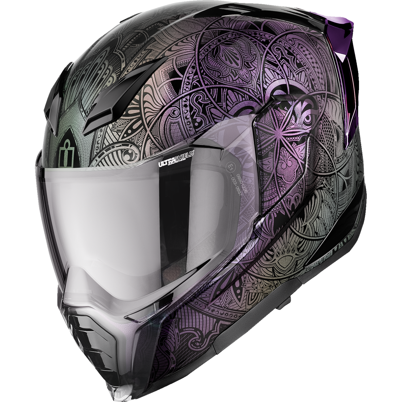 ICON Ultraflite™ Helmet - Opal Mandala - MIPS® - Purple - Medium 0101-18618