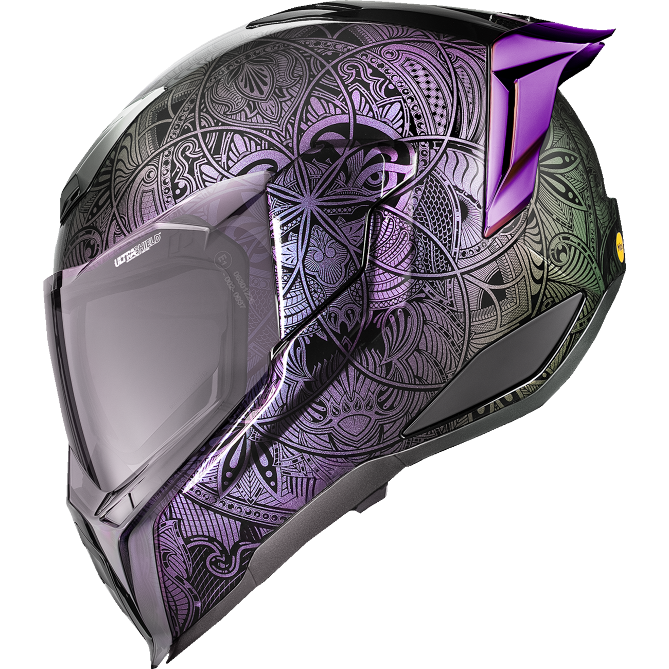 ICON Ultraflite™ Helmet - Opal Mandala - MIPS® - Purple - Medium 0101-18618