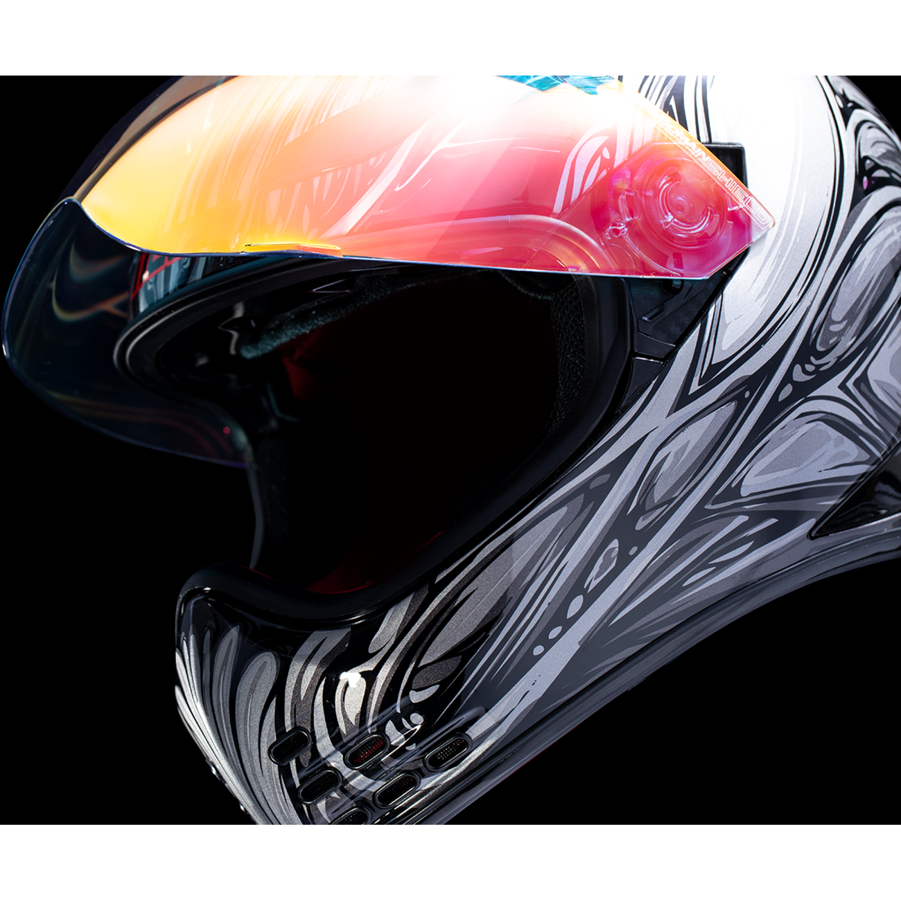 ICON Domain* Helmet - Nouveau - Silver - XS 0101-18523