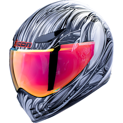 ICON Domain* Helmet - Nouveau - Silver - Large 0101-18526