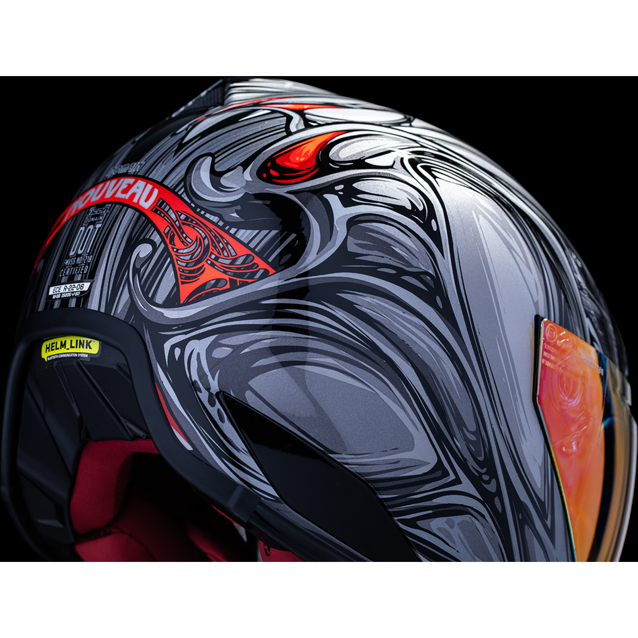 ICON Domain* Helmet - Nouveau - Silver - XL 0101-18527