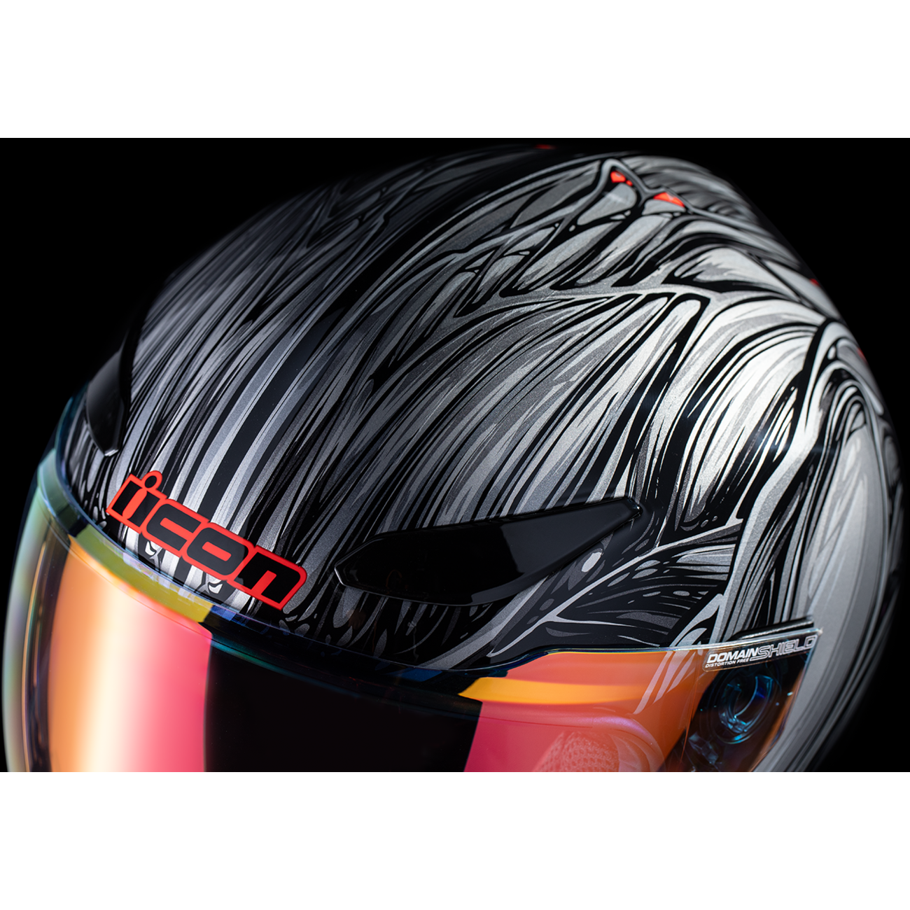 ICON Domain* Helmet - Nouveau - Silver - 3XL 0101-18529