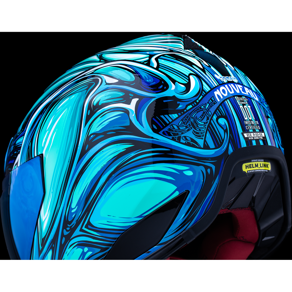 ICON Domain* Helmet - Nouveau - Blue - Medium 0101-18532