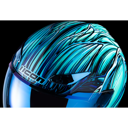 ICON Domain™ Helmet - Nouveau - Blue - Small 0101-18531