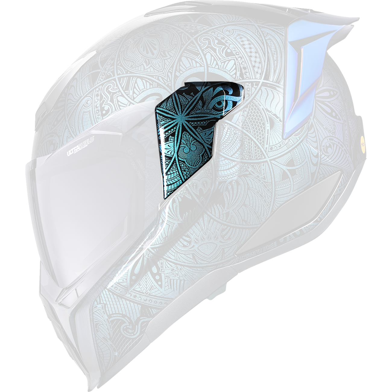 ICON Ultraflite™ Side Plates - Opal Mandala - Blue 0133-1750