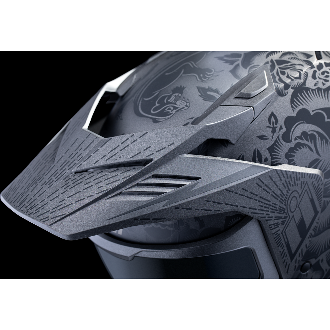 ICON Elsinore* Helmet - Darkgard - Black - Large 0101-18341