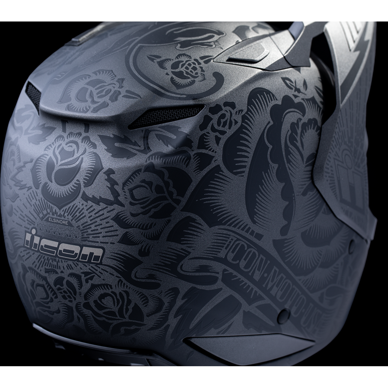 ICON Elsinore™ Helmet - Darkgard - Black - 3XL 0101-18344