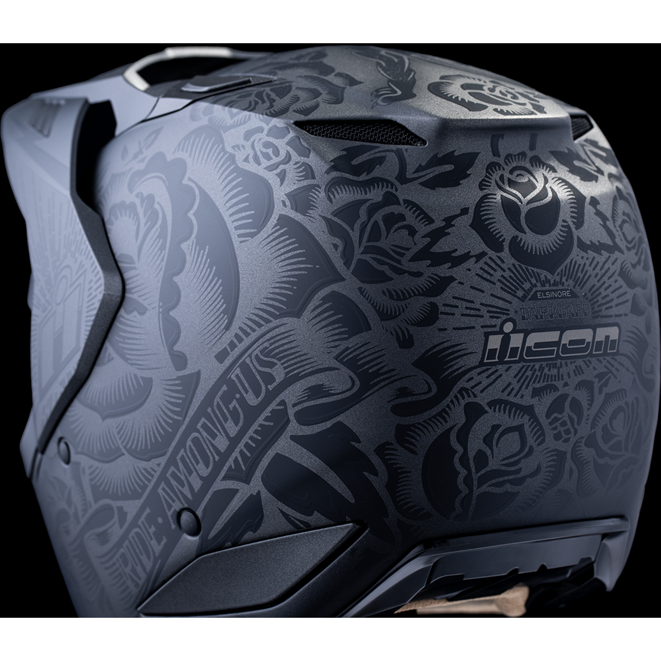 ICON Elsinore™ Helmet - Darkgard - Black - XS 0101-18338