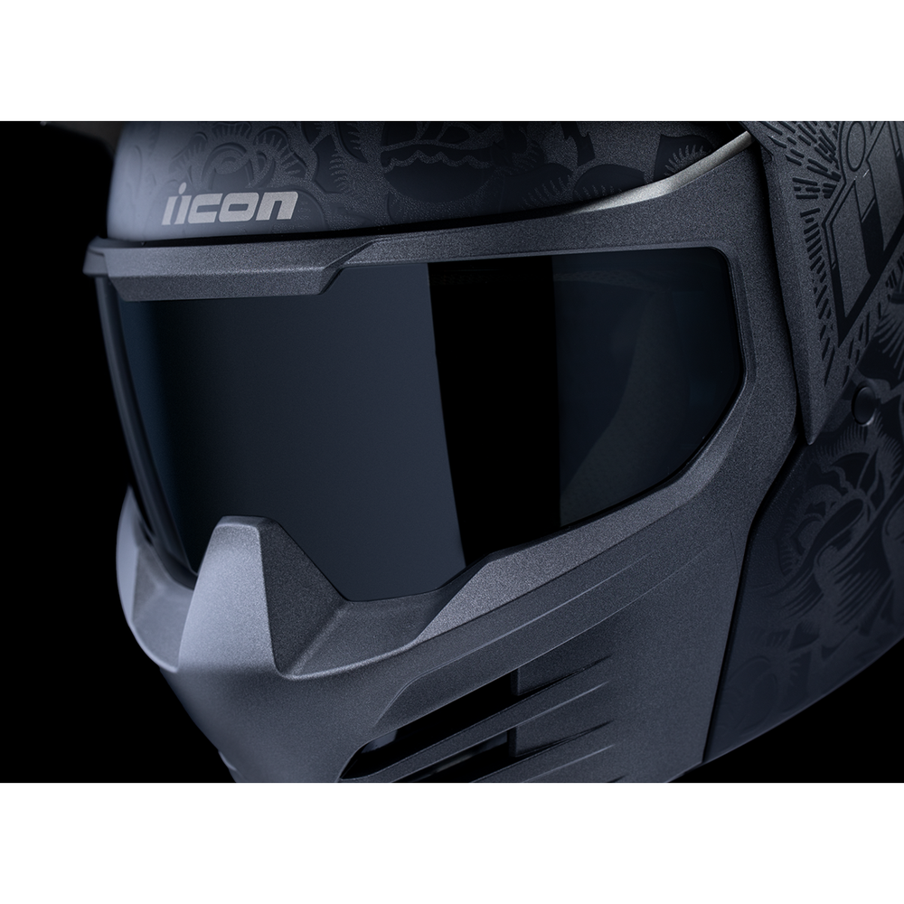 
                      
                        ICON Elsinore* Helmet - Darkgard - Black - 2XL 0101-18343
                      
                    