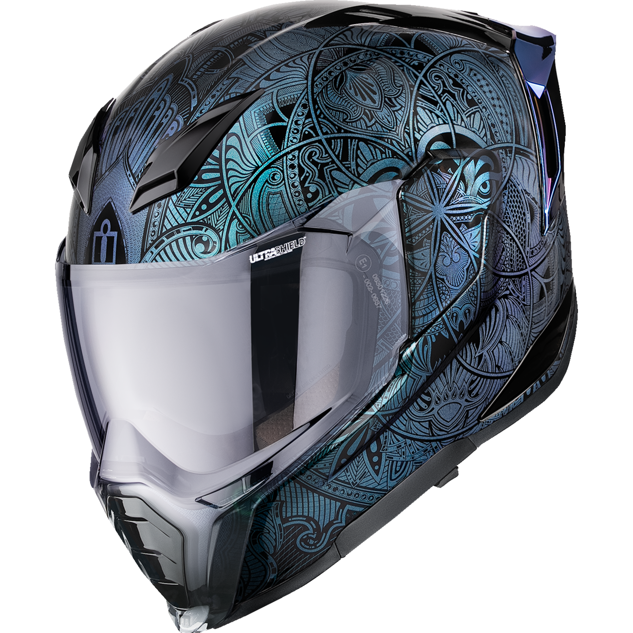 ICON Ultraflite™ Helmet - Opal Mandala - MIPS® - Blue - XS 0101-18694