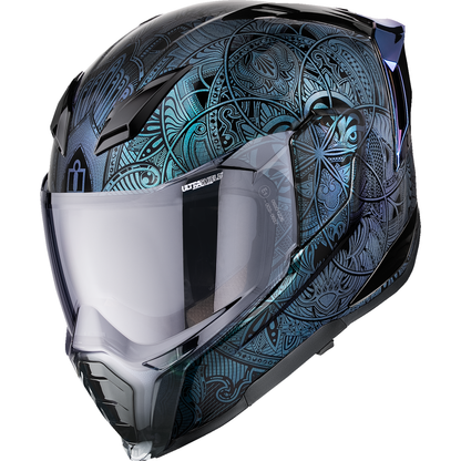 ICON Ultraflite™ Helmet - Opal Mandala - MIPS® - Blue - Medium 0101-18696