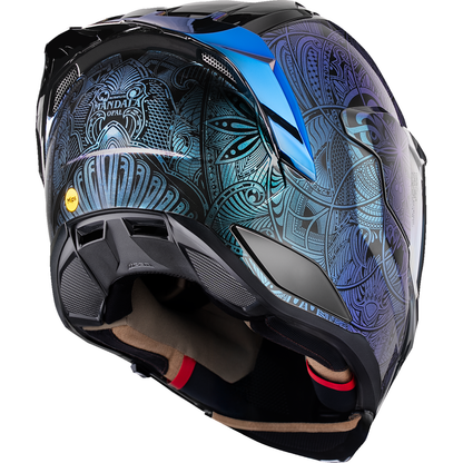 ICON Ultraflite™ Helmet - Opal Mandala - MIPS® - Blue - Medium 0101-18696