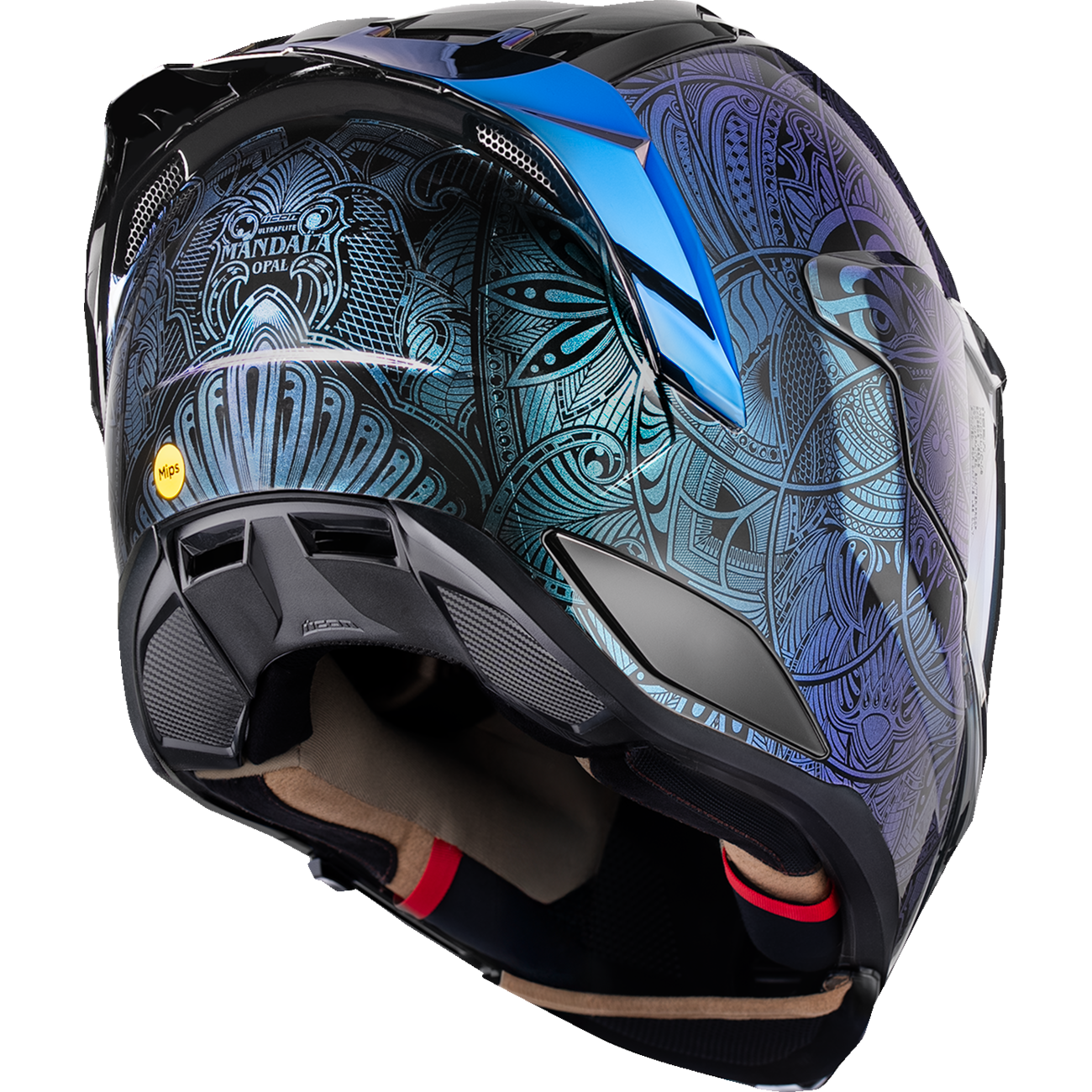 ICON Ultraflite™ Helmet - Opal Mandala - MIPS® - Blue - XL 0101-18698