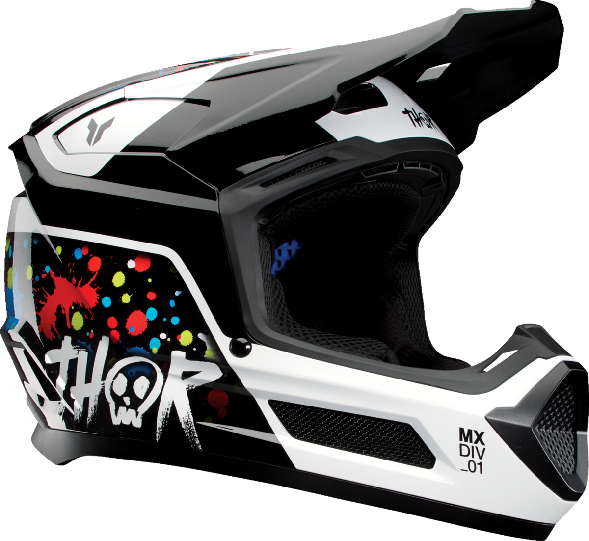 THOR Youth Fleet Helmet - Splat - Black - Small 0111-1765