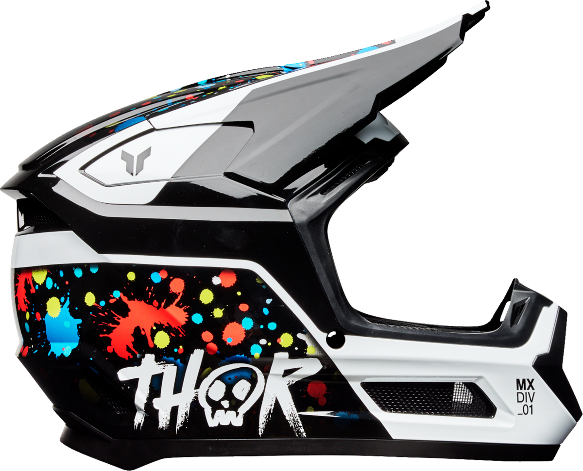 THOR Youth Fleet Helmet - Splat - Black - Small 0111-1765