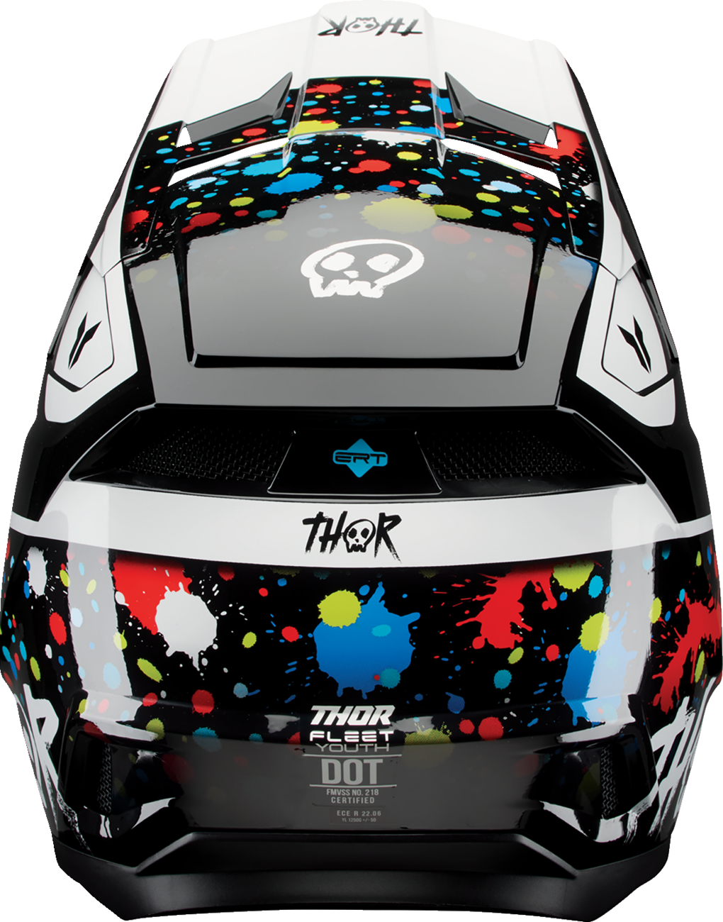 THOR Youth Fleet Helmet - Splat - Black - Small 0111-1765