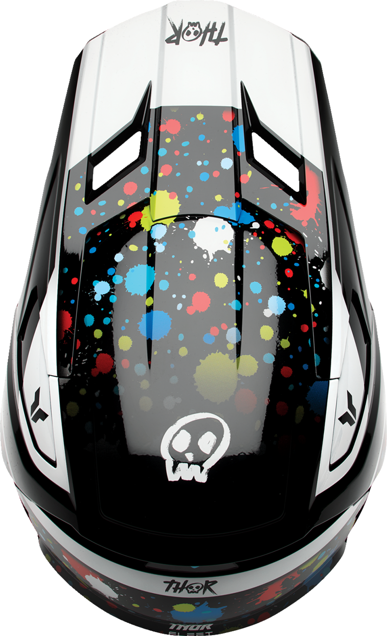 THOR Youth Fleet Helmet - Splat - Black - Small 0111-1765