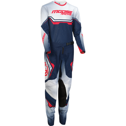 MOOSE OFFROAD Youth Qualifier? Pro Pants - Red/White/Blue - US 28 2903-2656