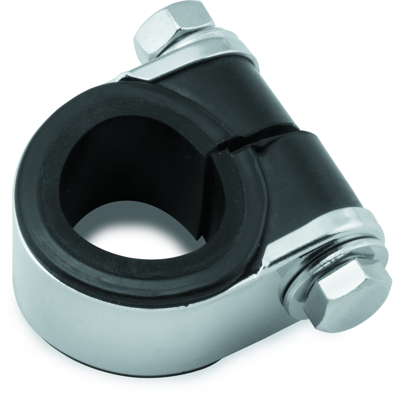 Bikers Choice Chrome Handlebar Gauge Clamp Universal Custom