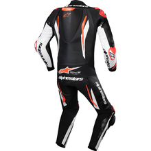 ALPINESTARS GP Tech v5 1-Piece Leather Suit - Black/White/Red Fluo - US 46 / EU 56 3150226-1231-56